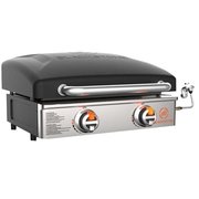 Blackstone Original Griddle, 24,000 BTU, Propane, 2Burner, 361 sqin Primary Cooking Surface, Steel Body 1813